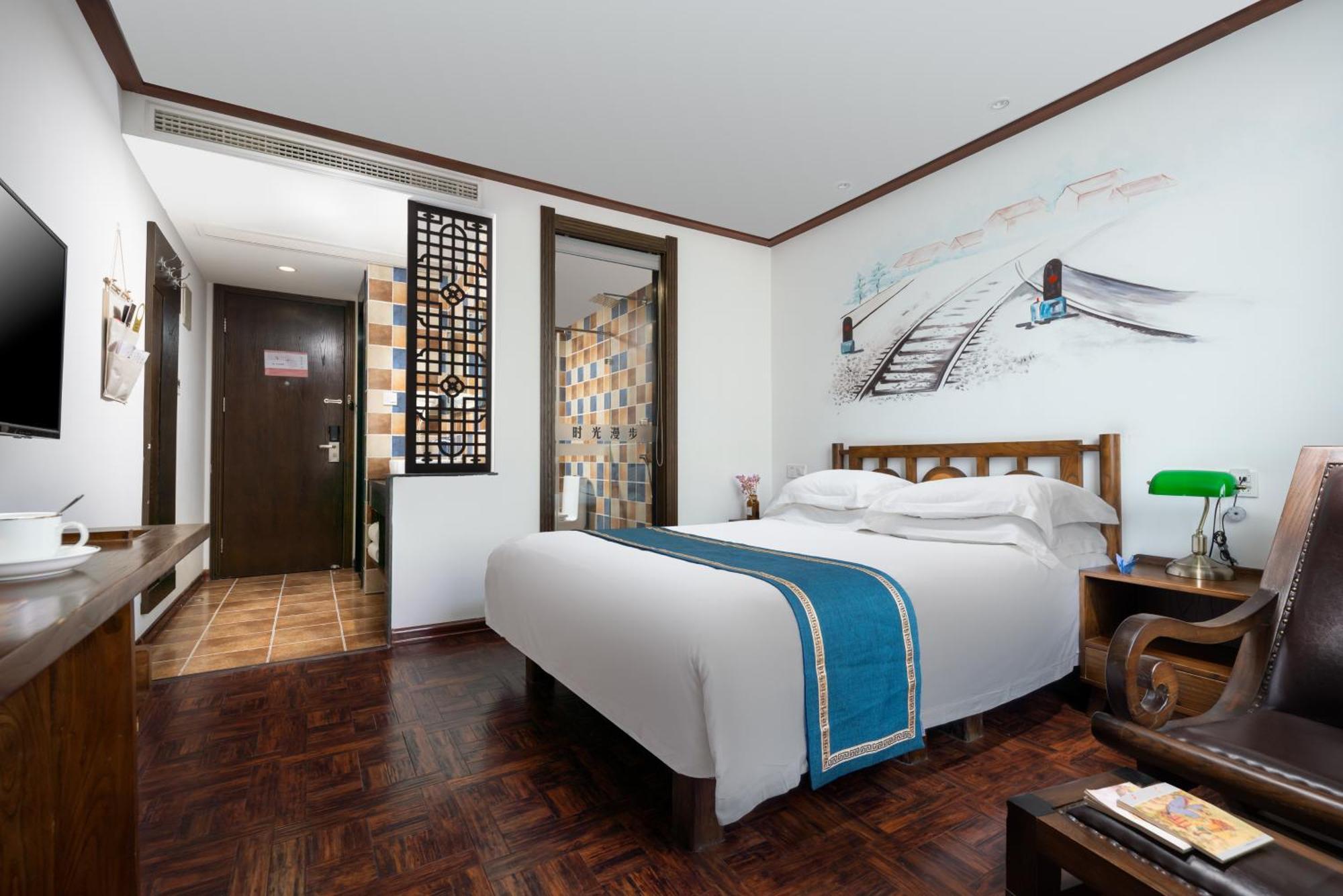 Nostalgia Hotel Near Tianjin Polar Ocean Word- Tianjin Fonte Joy World, 10 Minutes Drive Away From Tianjin Tanggu High-Speed Railway Station, Free Ice-Cream, Mineral Water, Snacks And Laundry Service, English Communication Well ภายนอก รูปภาพ