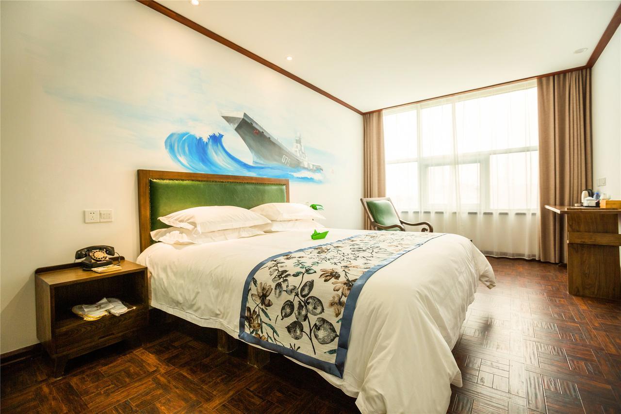 Nostalgia Hotel Near Tianjin Polar Ocean Word- Tianjin Fonte Joy World, 10 Minutes Drive Away From Tianjin Tanggu High-Speed Railway Station, Free Ice-Cream, Mineral Water, Snacks And Laundry Service, English Communication Well ภายนอก รูปภาพ